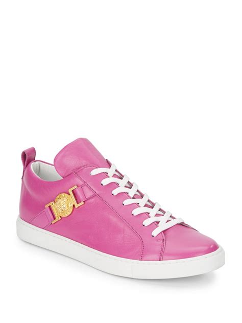 versace versus nieten schuhe|versace pink sneakers.